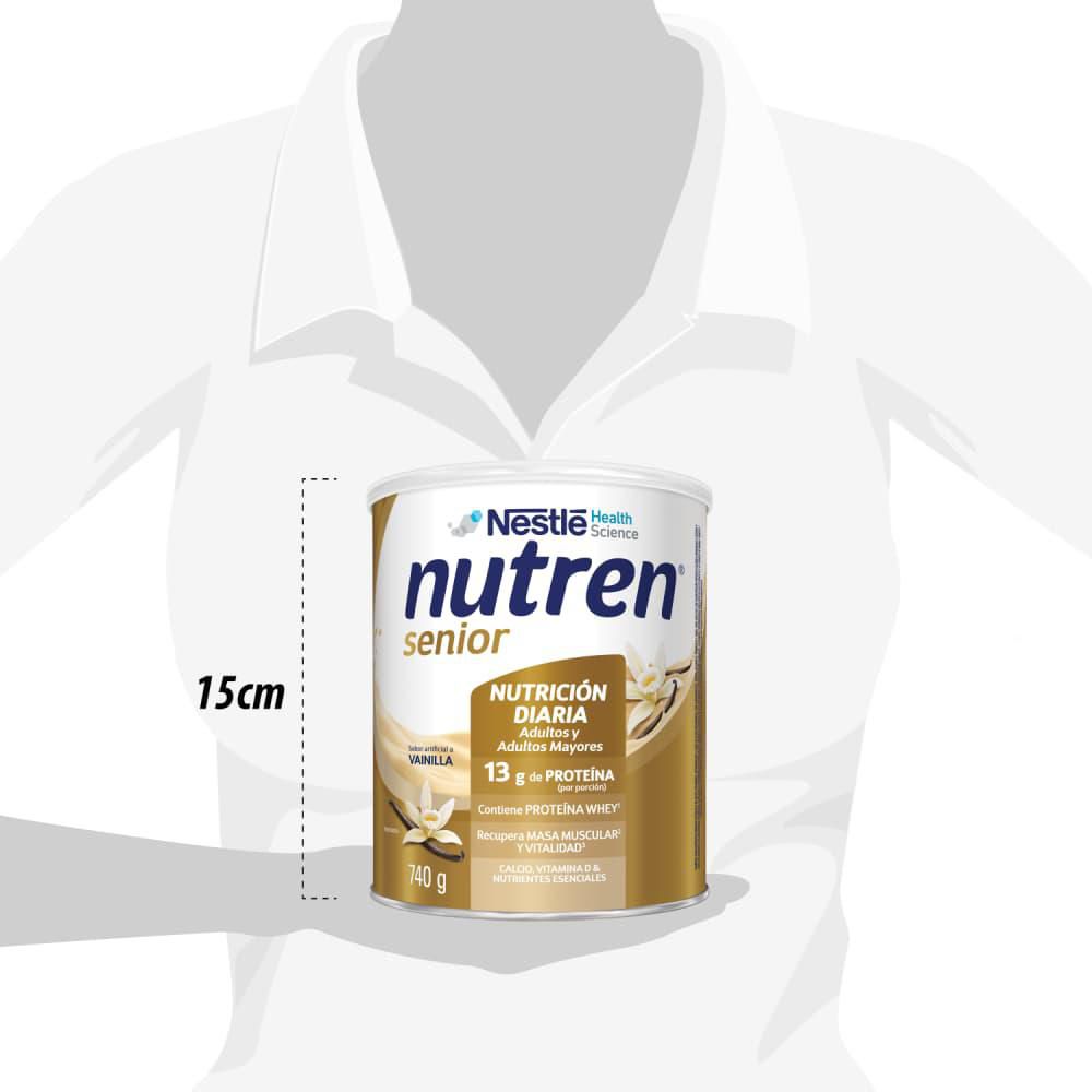 Complemento nutricional NESTLÉ HEALTH SCIENCE NUTREN Senior vainilla en polvo (740  gr) img #6