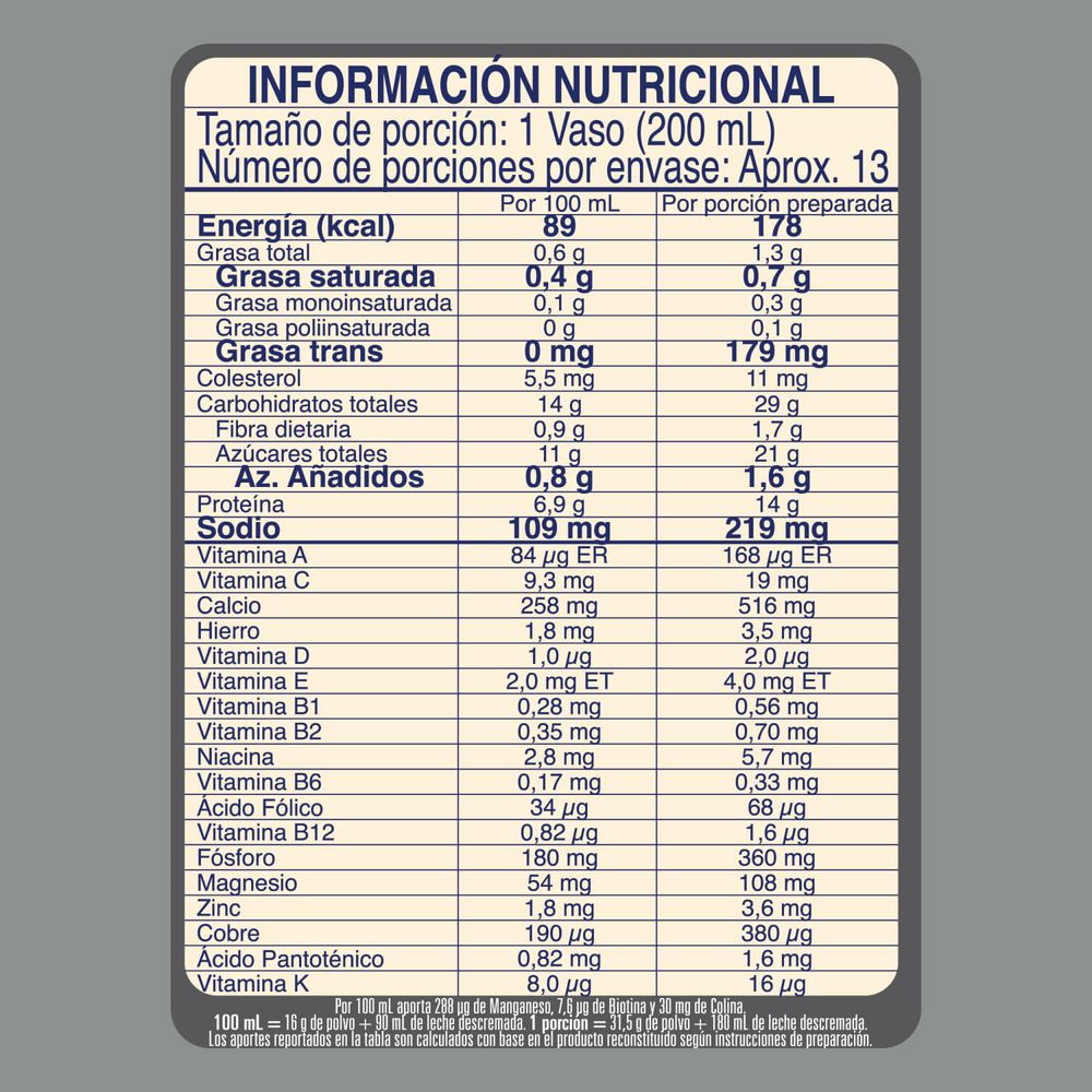 Complemento nutricional NESTLE Active vainilla en polvo (400  gr) img #4