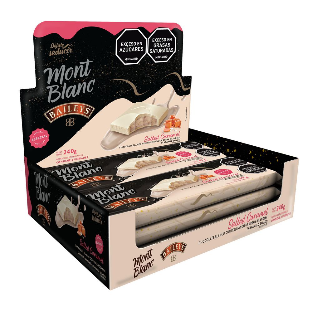 Chocolatina MONTBLANC salted caramel (240  gr) img #2