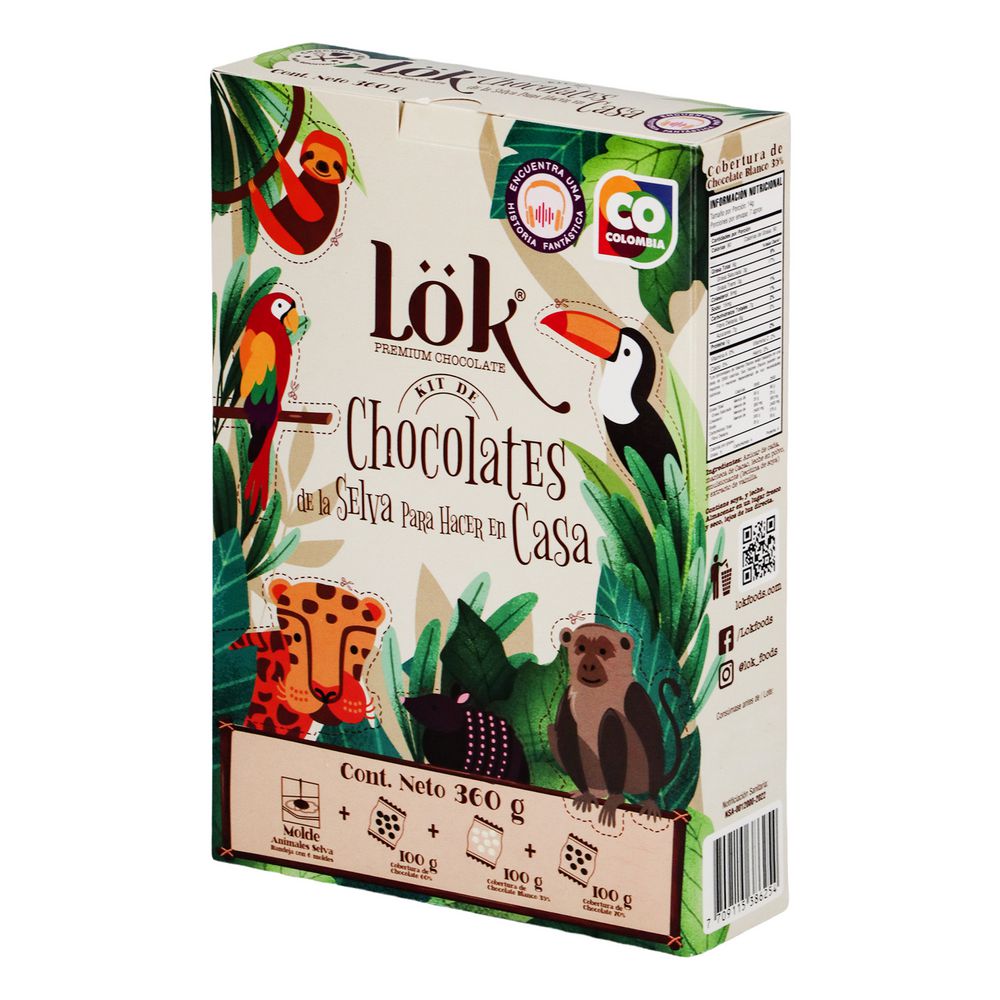 Chocolates LOK PREMIUM PRODUCTS PREMIUM KIT SELVA (360  gr) img #2