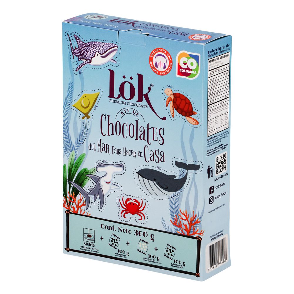 Chocolates LOK PREMIUM PRODUCTS PREMIUM KIT MAR (360  gr) img #2