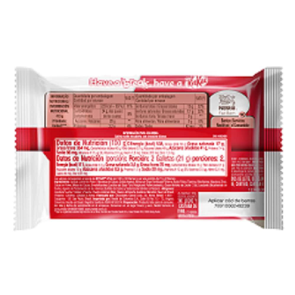 Chocolates KIT KAT deditos recubierto chocolate blanco (41.5  gr) img #3