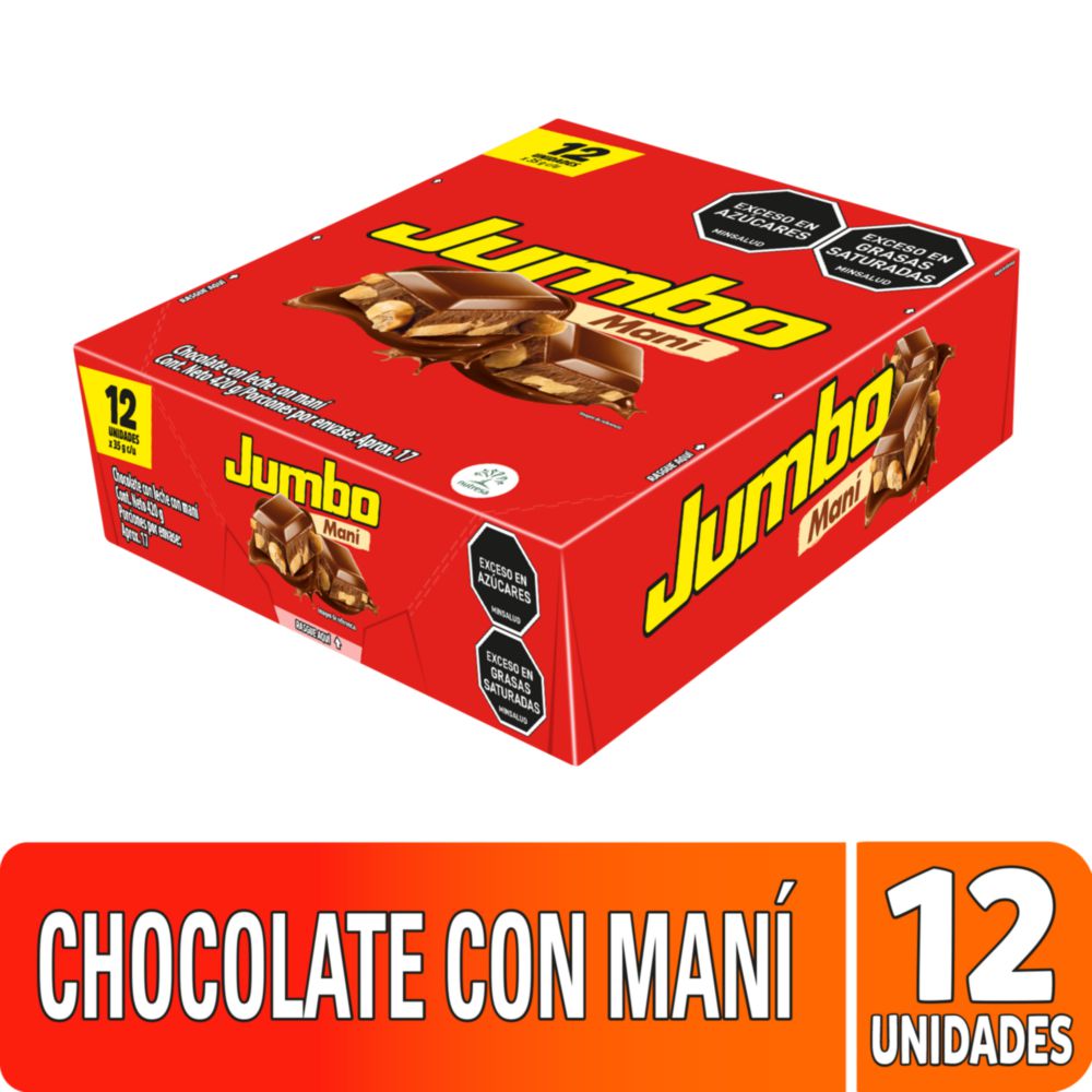 Chocolatina JUMBO maní (420  gr) img #1