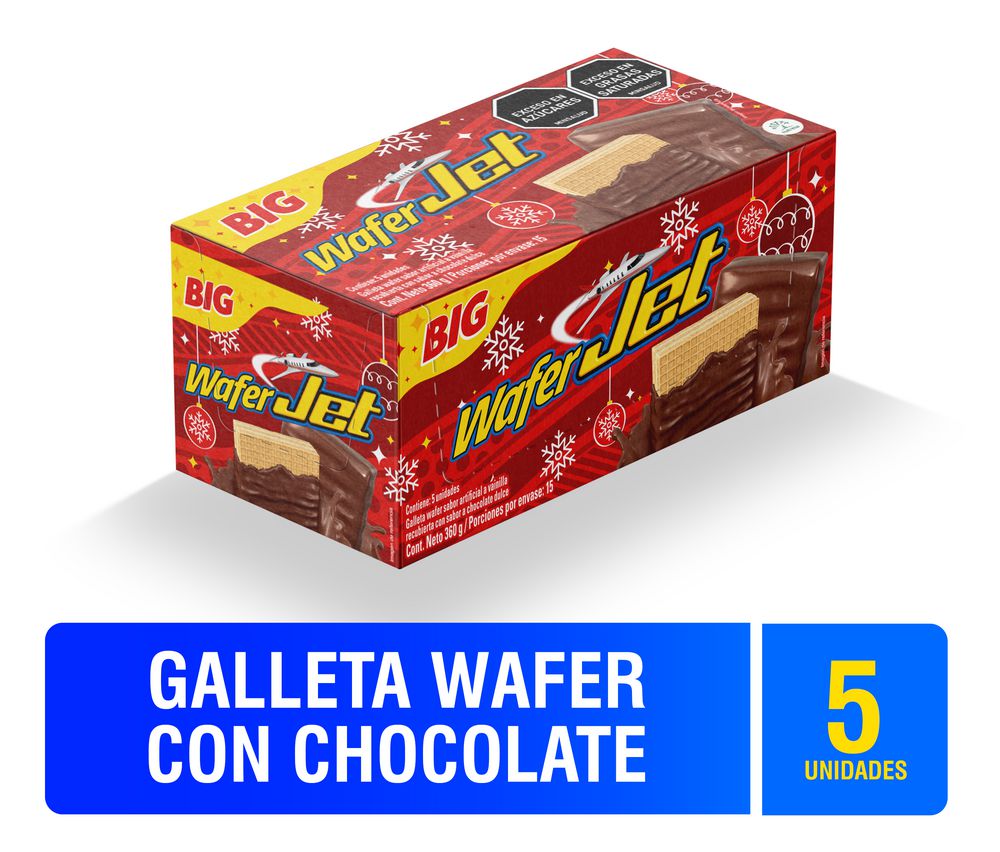 Chocolatina JET BigWafer (360  gr) img #1