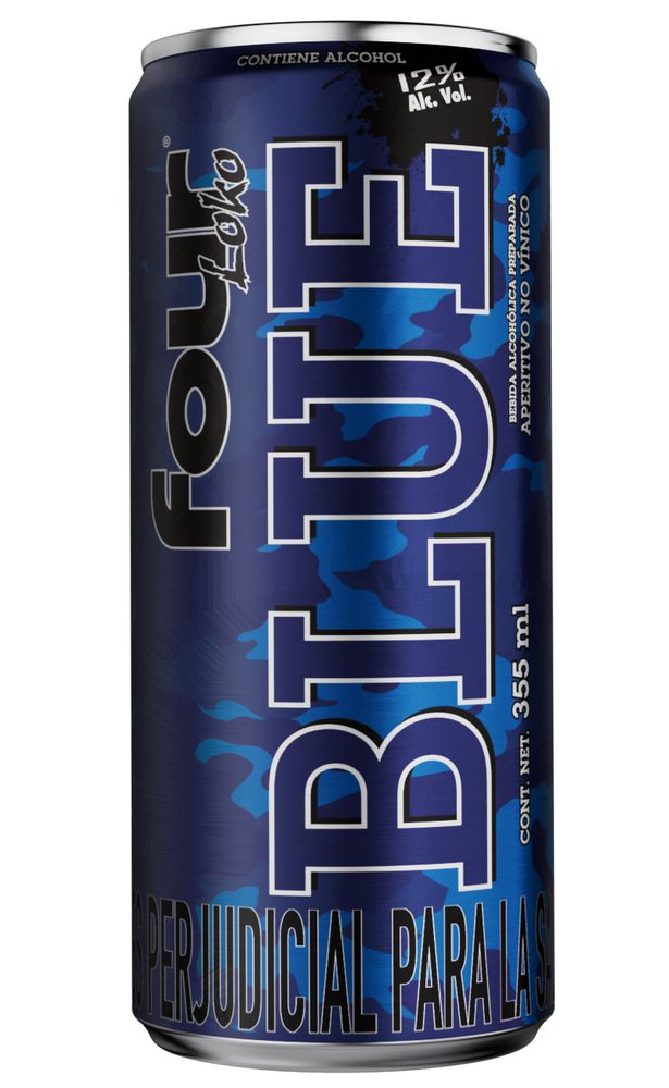 Coctel FOUR LOKO aperitivo blu (355  ml) img #1