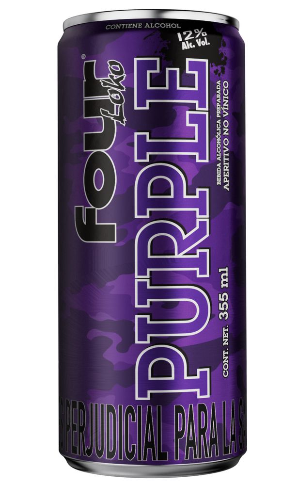 Coctel FOUR LOKO aperitivo purple (355  ml) img #1