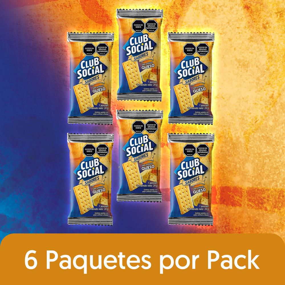 Galletas CLUB SOCIAL sabor a queso x6und (144  gr) img #2
