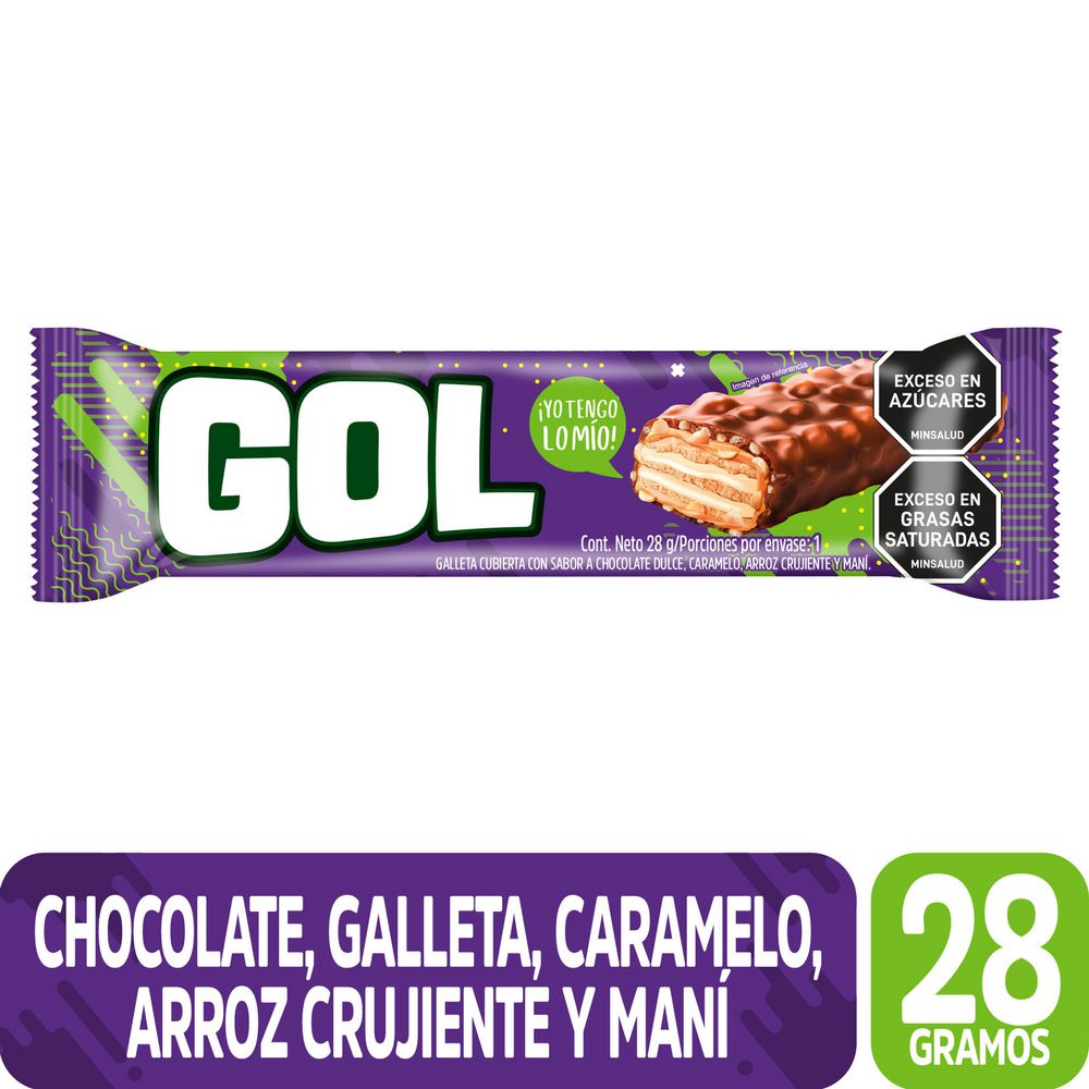 Galletas GOL galleta crujiente con caramelo (28  gr) img #1