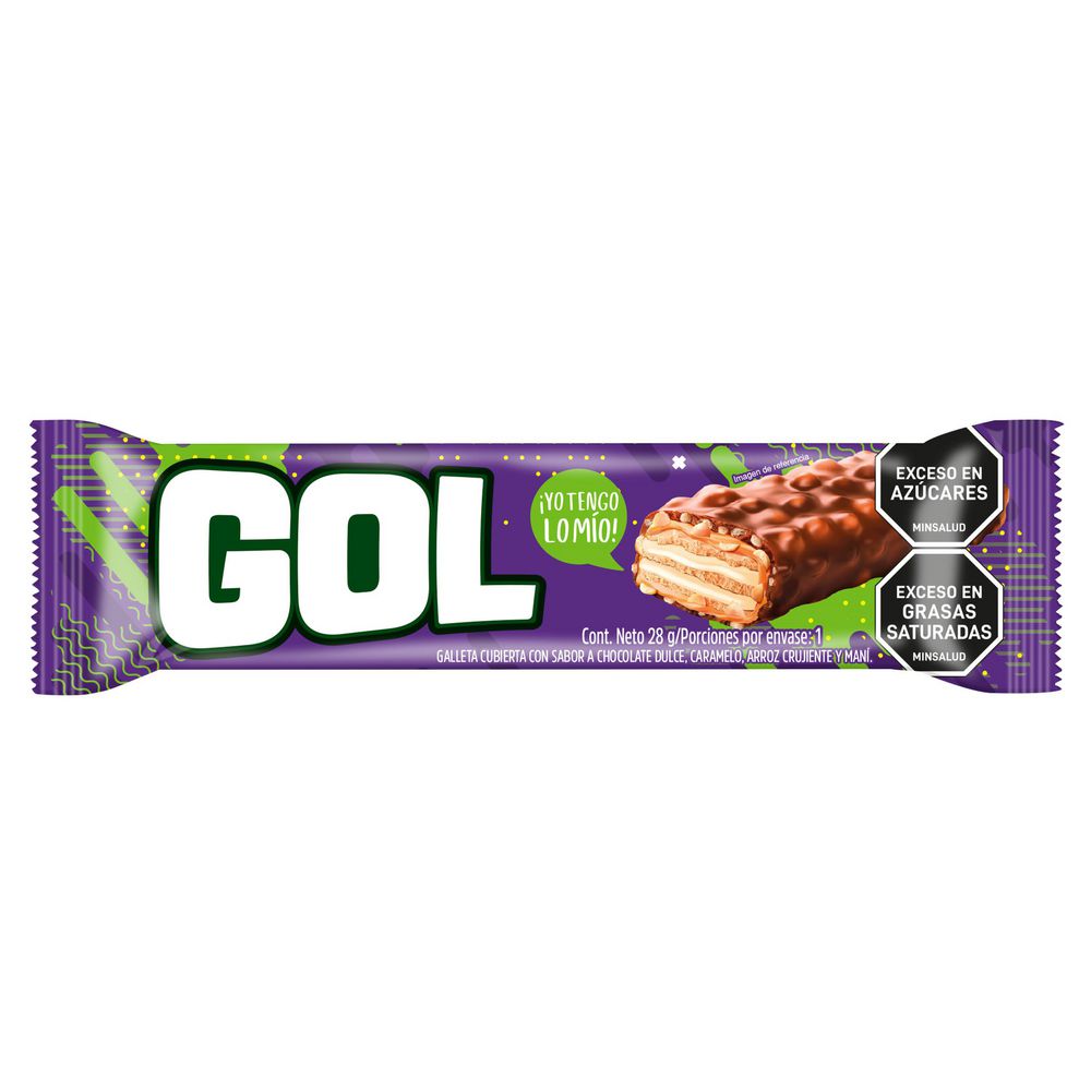 Galletas GOL galleta crujiente con caramelo (28  gr) img #2