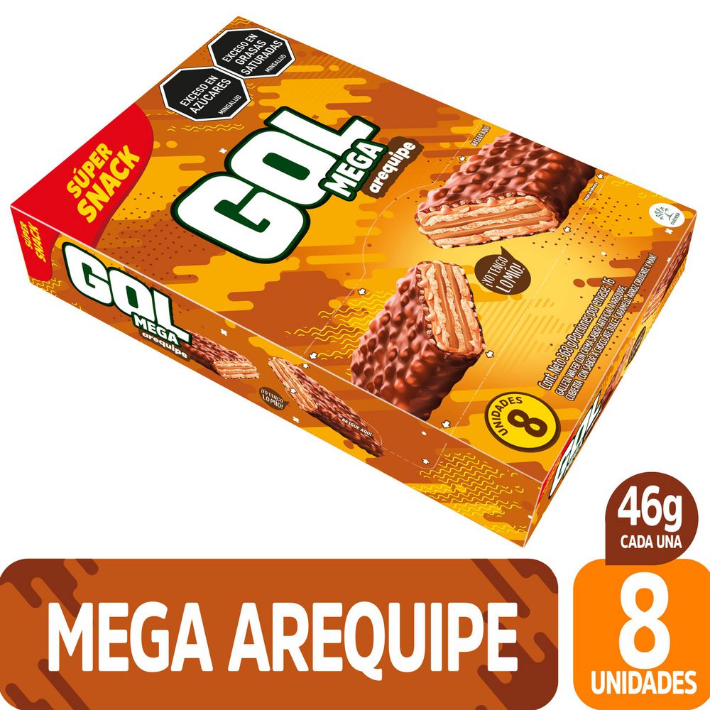 Chocolatina GOL MEGA AREQUIPE (368  gr) img #1