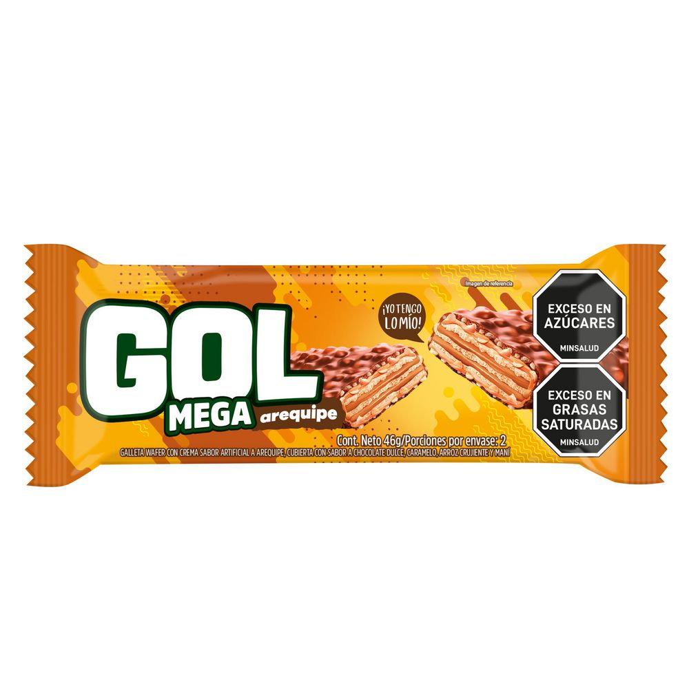 Chocolatina GOL Mega Arequipe (46  gr) img #2