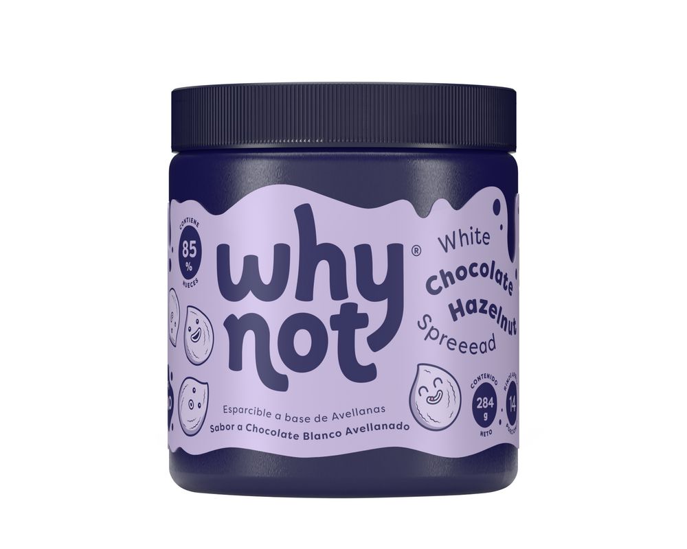 Esparcible WHY NOT Base Avellanas Chocolate Blanc (284  gr) img #2