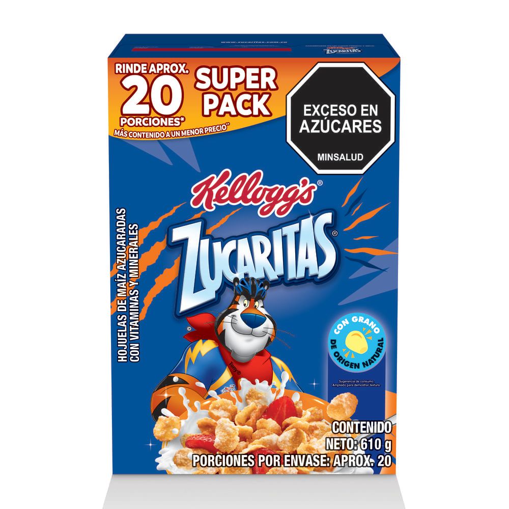 Cereal ZUCARITAS hojuelas de maíz azucaradas (610  gr) img #1