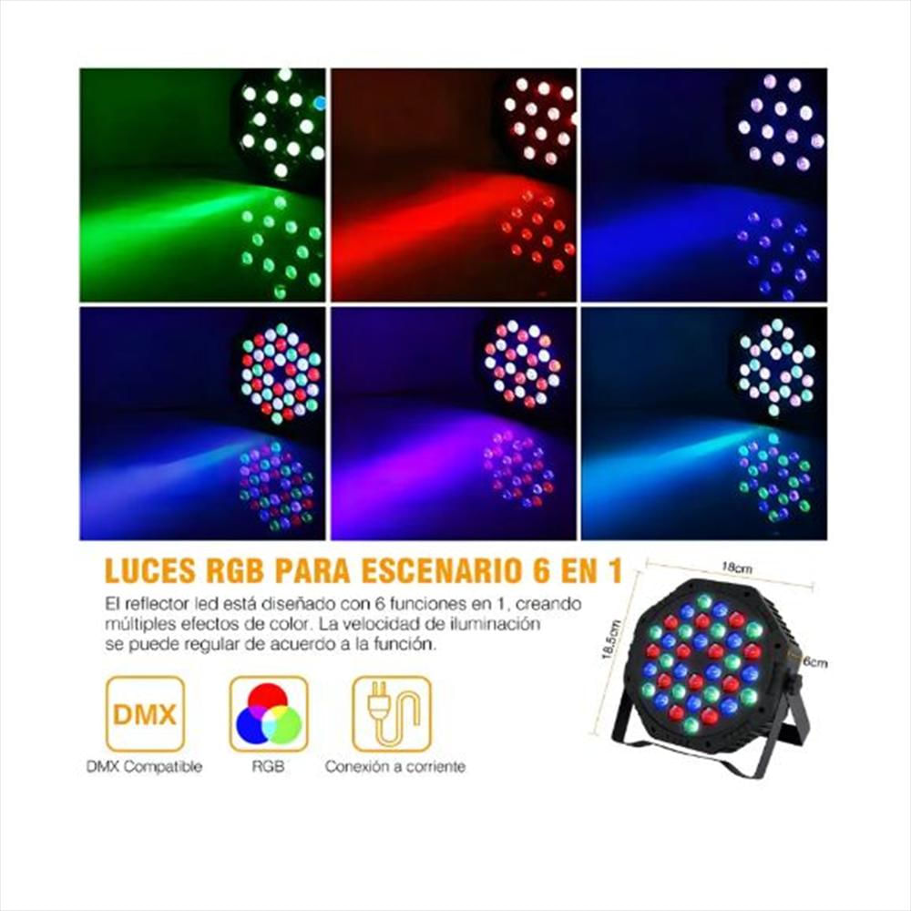 Luz De Escenario Leds Colorful img #3