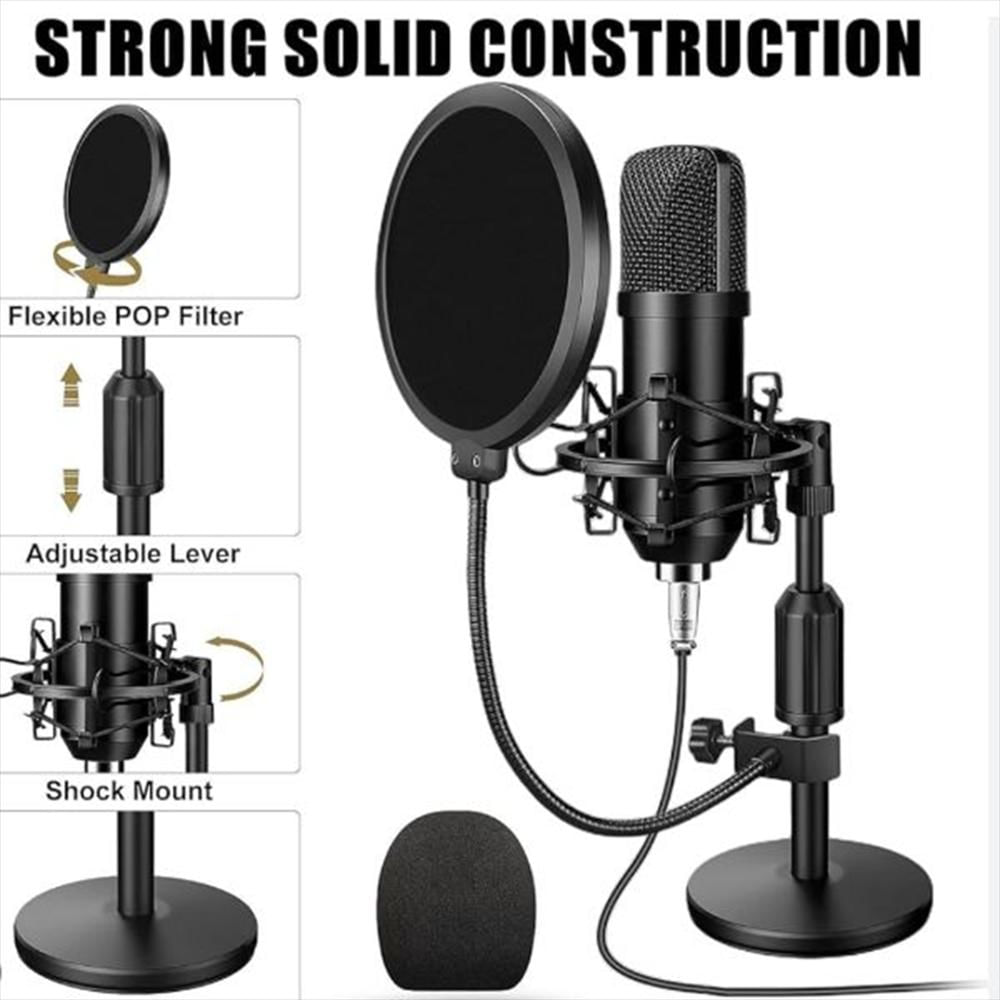 Microfono Usb Estudio Grabación Mic Kit,192Khz/24Bits img #2