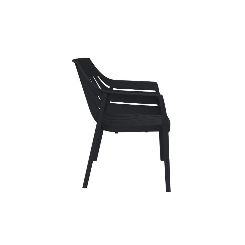 Silla Con Brazos Arena, Negro, Con Espaldar Y Diseño Moderno img #4