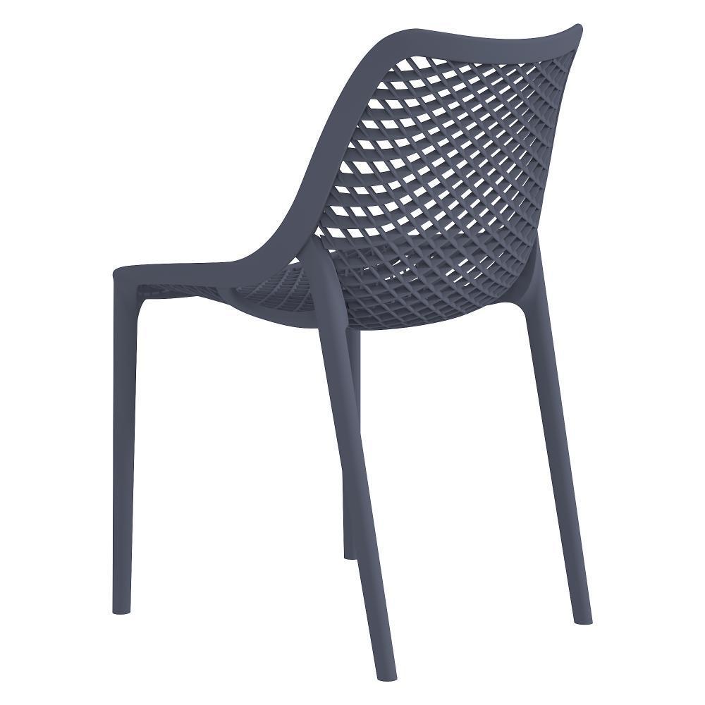 Silla Miame, Gris Oscuro, Con Espaldar Y Reposa Brazos img #5