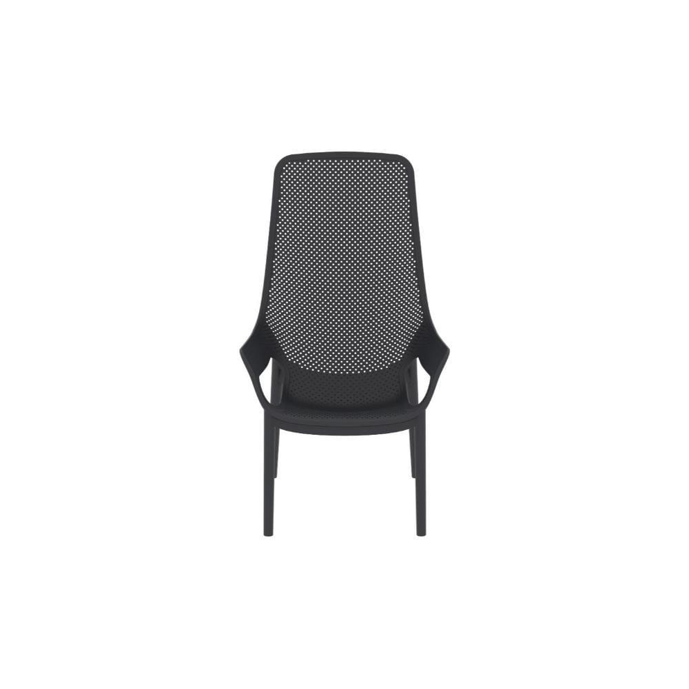 Silla Launge Mayorca, Negro, Con Espaldar Y Reposa Brazos img #3