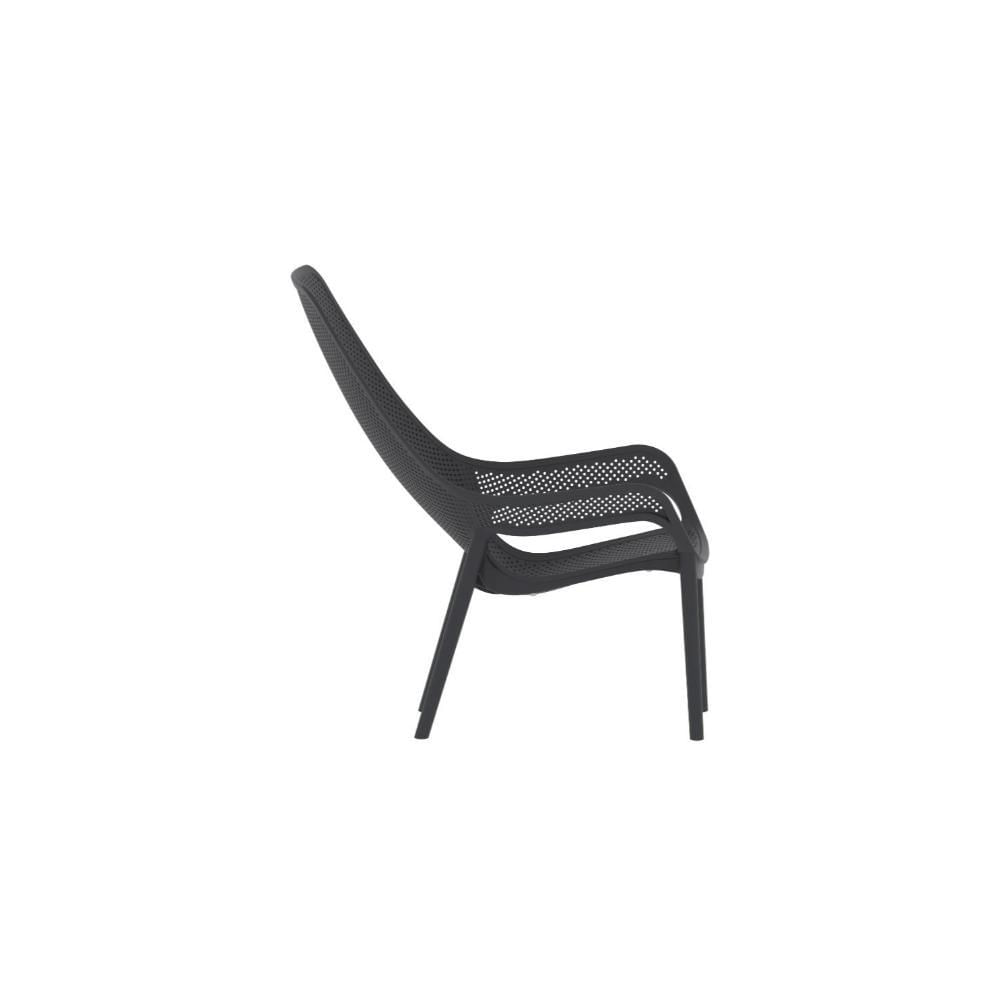 Silla Launge Mayorca, Negro, Con Espaldar Y Reposa Brazos img #4