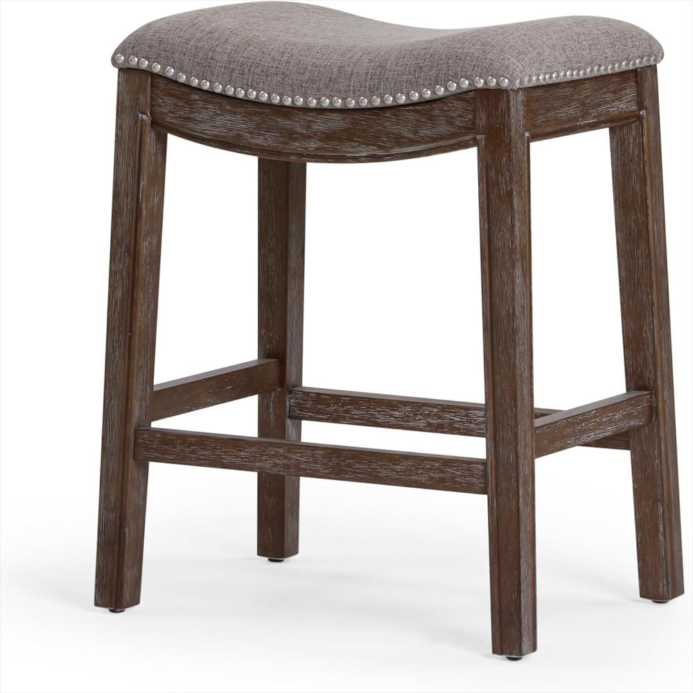 Taburete De Bar New Ridge Home Goods Madera Espresso 66 Cm Sin Respaldo img #1