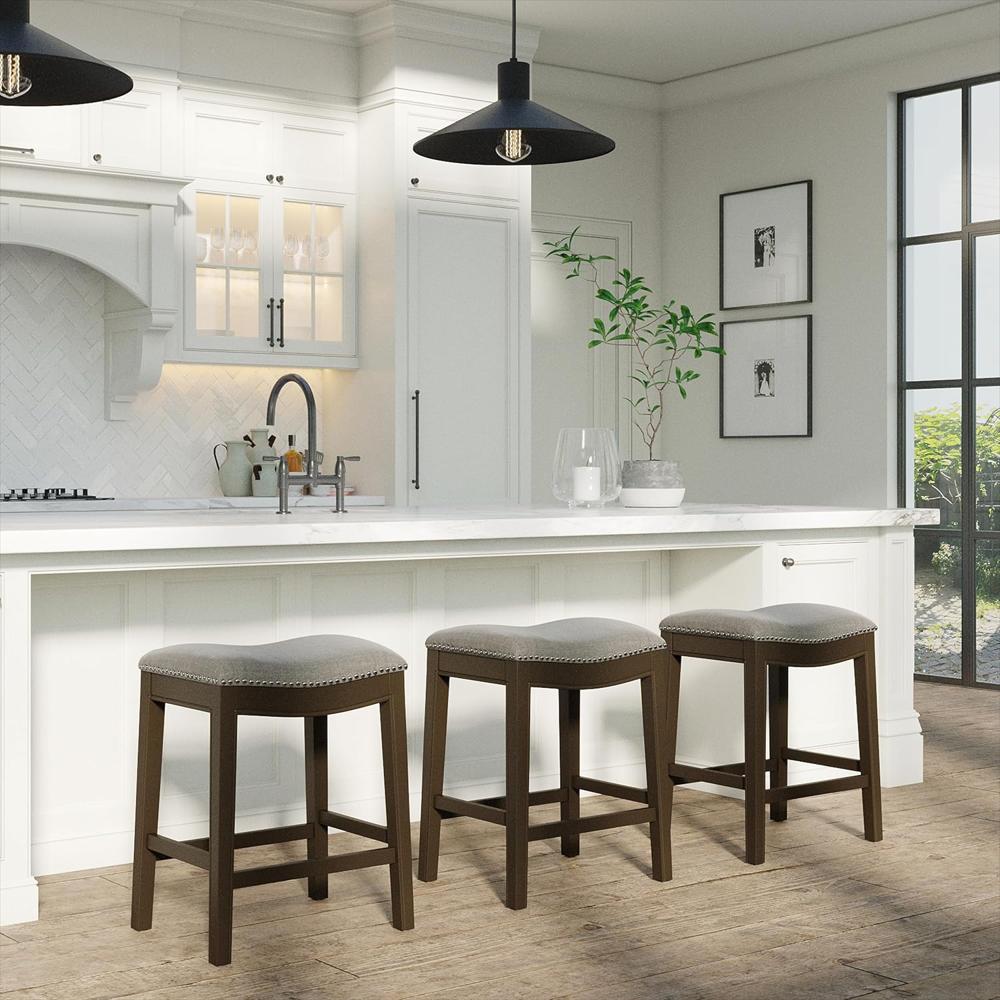 Taburete De Bar New Ridge Home Goods Madera Espresso 66 Cm Sin Respaldo img #4