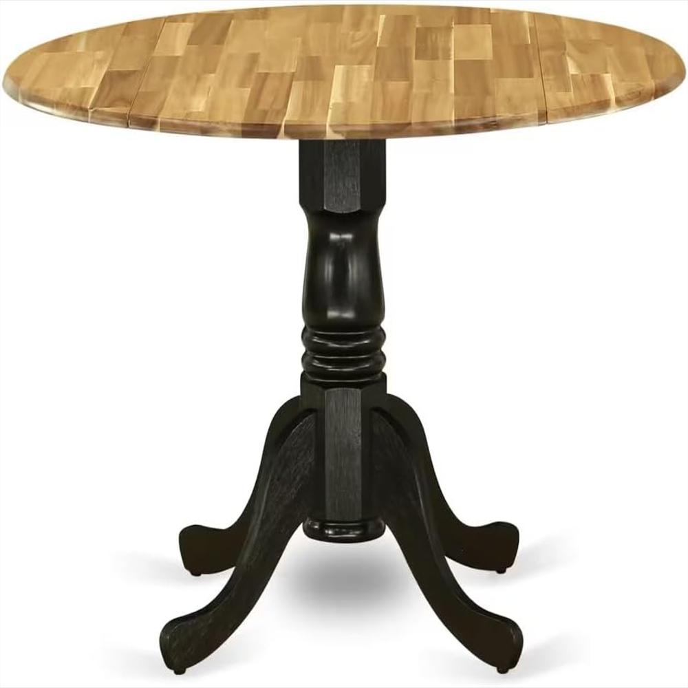 Mesa Comedor East West Furniture Madera Diseño Pedestal Color Textura Madera 120 Cm img #1