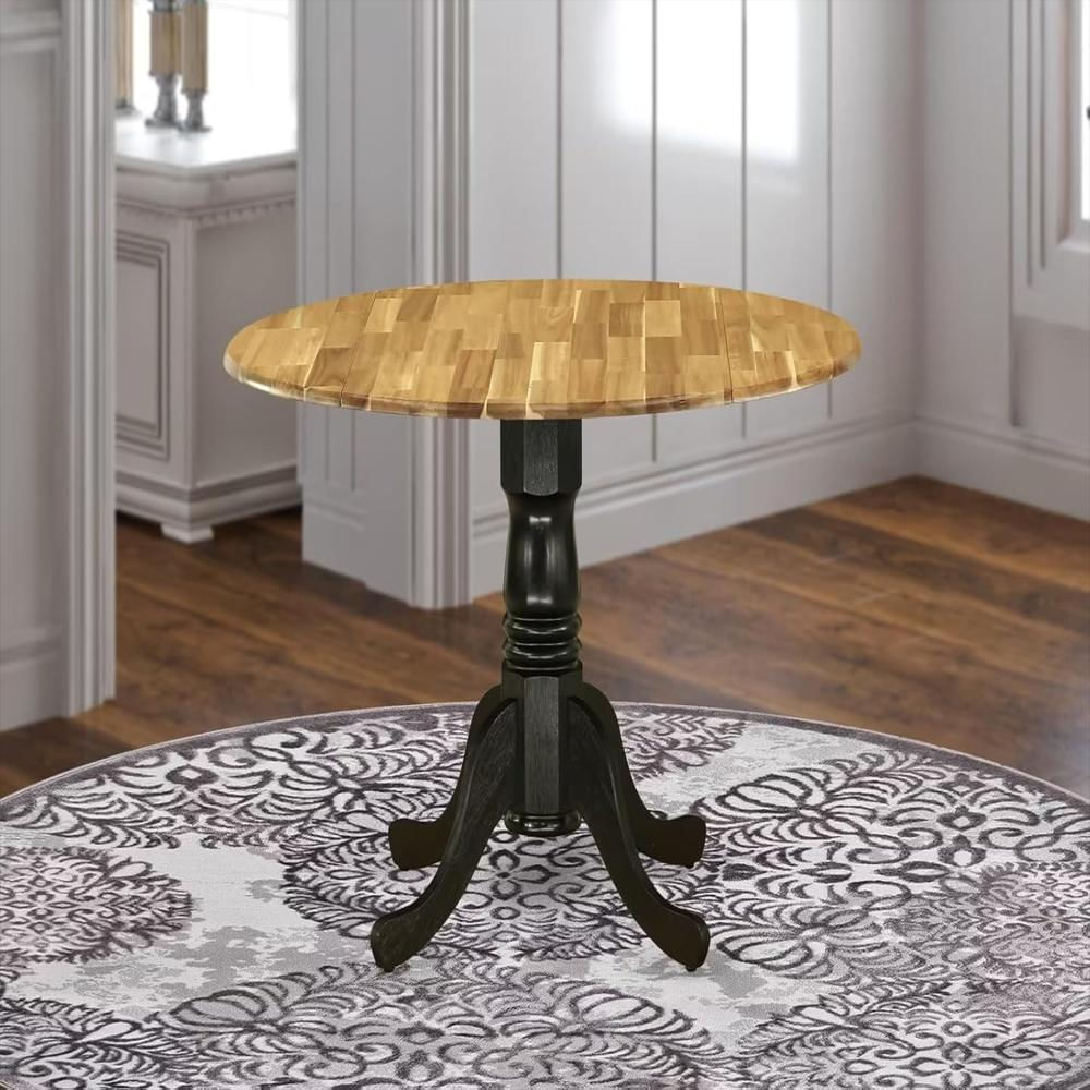 Mesa Comedor East West Furniture Madera Diseño Pedestal Color Textura Madera 120 Cm img #2