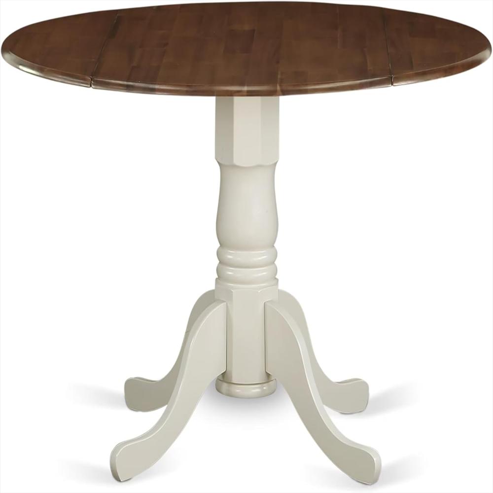 Mesa Comedor East West Furniture Madera Diseño Pedestal Color Textura Madera 120 Cm img #5