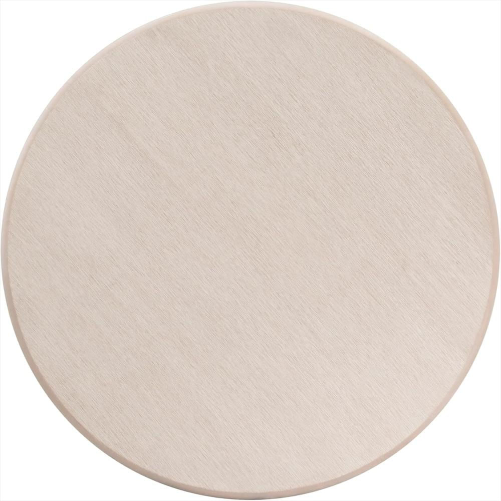 Mesa Comedor East West Furniture Redonda Pedestal Crema De Mantequilla 91 Cm img #5