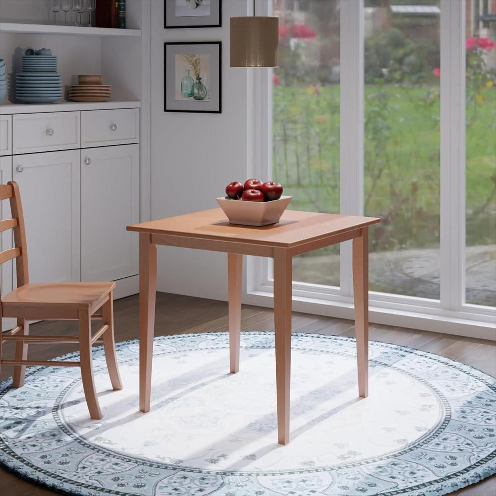 Mesa De Comedor Winsome Roble Acabado Elegante Diseño Resistente Para 2 Personas img #2