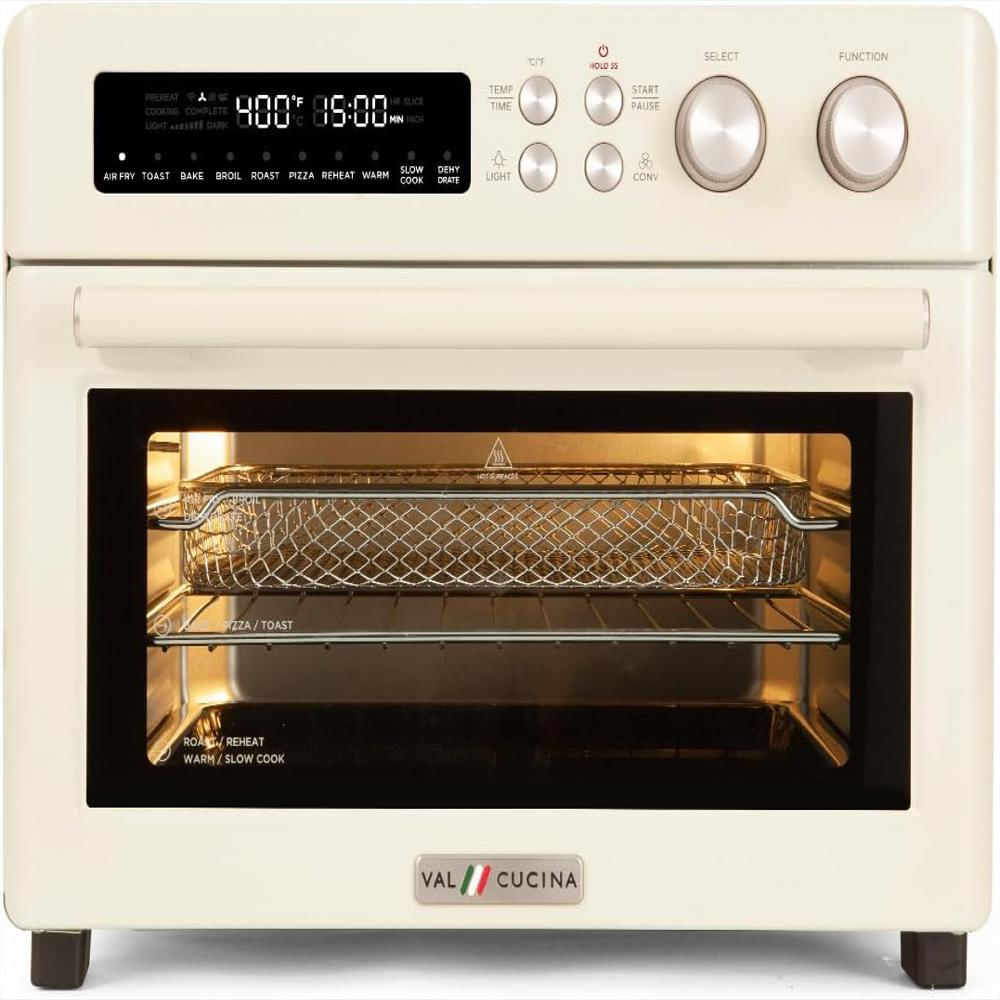 Horno Tostador Freidora De Aire Val Cucina Estilo Retro Extra Grande 10 En 1 Calefacción Infrarroja img #1
