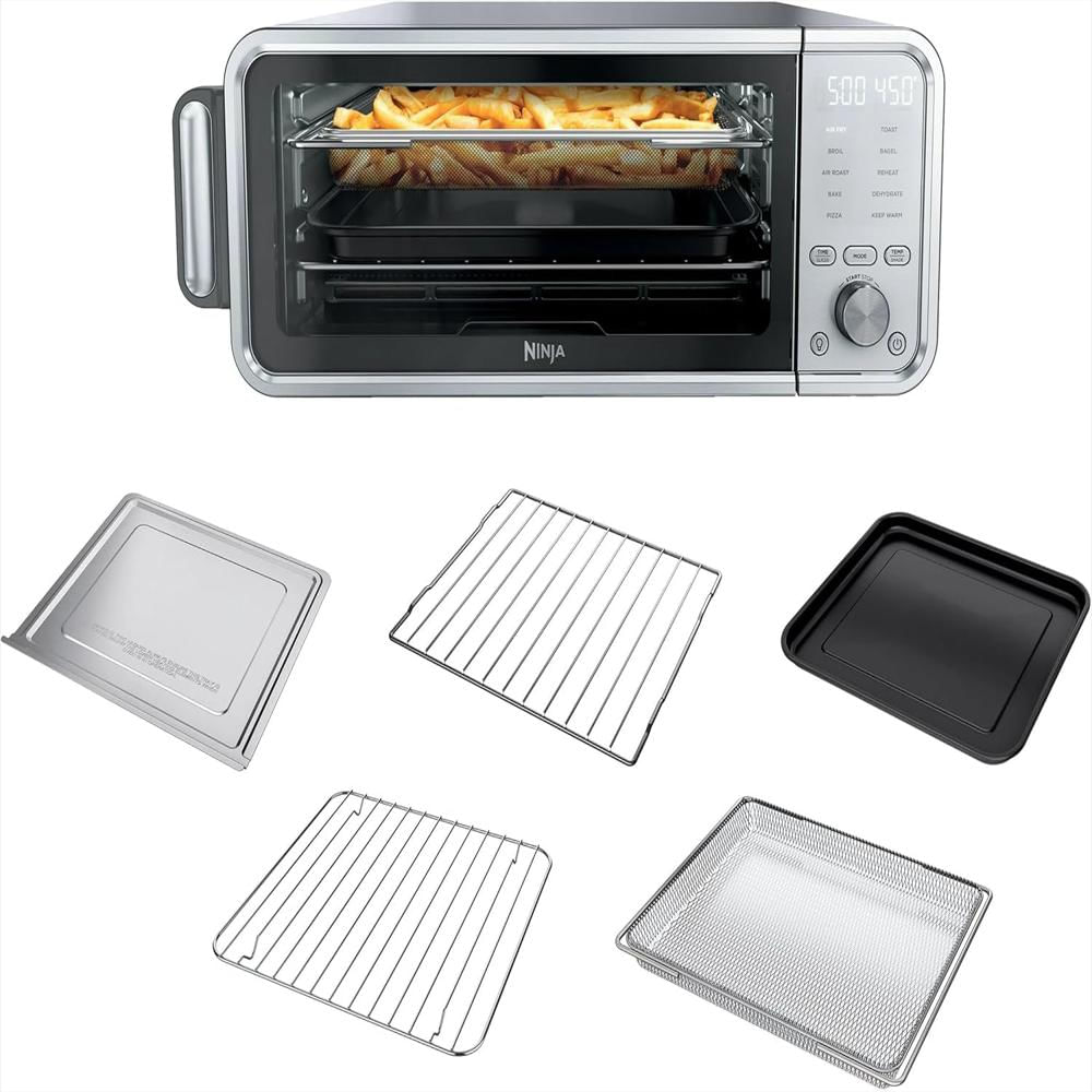 Horno De Aire Frito Ninja Digital 10 En 1 Capacidad Extra Grande Acero Inoxidable img #1