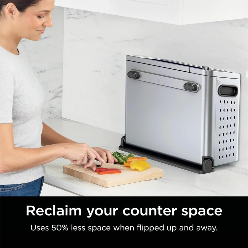 Horno De Aire Frito Ninja Digital 10 En 1 Capacidad Extra Grande Acero Inoxidable img #2