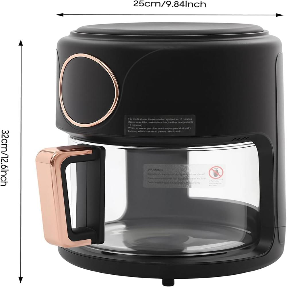 Freidora De Aire Ginelm 4.2L Pantalla Táctil 1200W Ajustable 176 A 392 F img #2