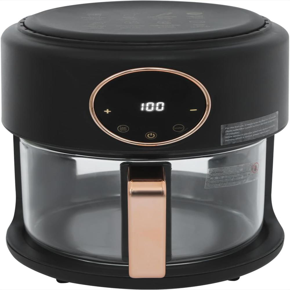 Freidora De Aire Ktyhnpm Vidrio 1200W 8 Modos De Cocción 32 Cm 360 Grados img #1