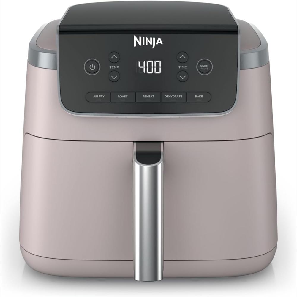 Freidora De Aire Ninja Pro 5 En 1 Capacidad 5 Cuartos Cesta Antiadherente Color Rosa Claro img #1