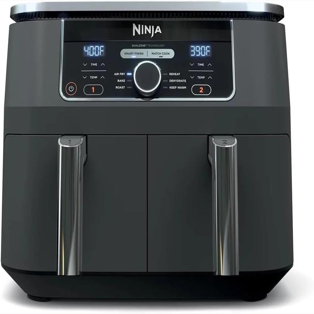 Freidora De Aire Ninja 8 Cuartos Dualzone 6 En 1 Cestas Independientes Función Smart Finish img #1