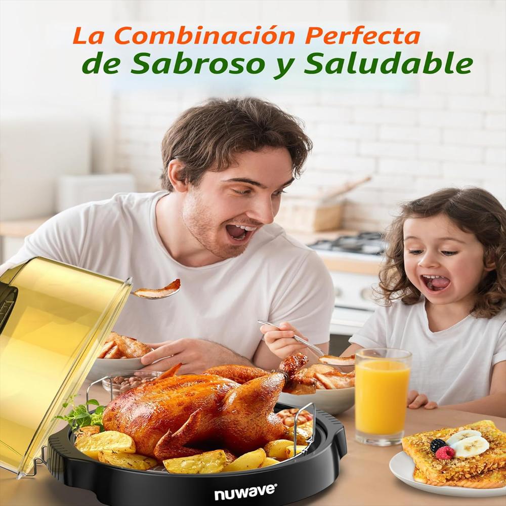 Freidora De Aire Nuwave Oven Pro Plus Cocina Rápida Infrarroja Sin Descongelar Ni Precalentar img #5