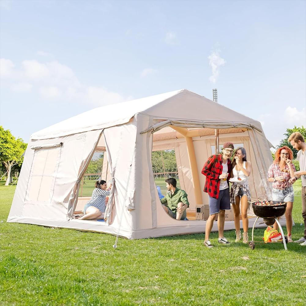 Carpa De Camping Inflable Slsy Para 8 A 10 Personas Con Conector Para img #5