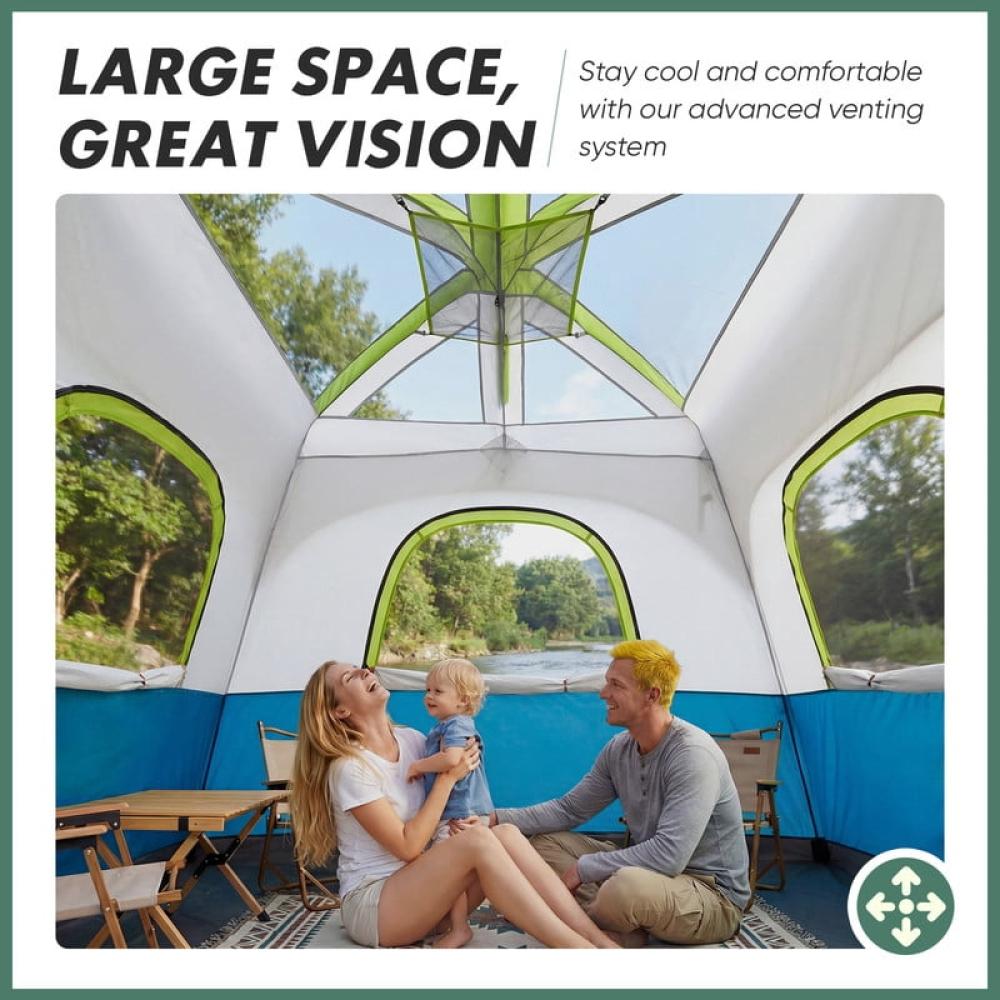 Carpa De Camping Gianna Para 6 Personas Impermeable Con Tragaluz img #5