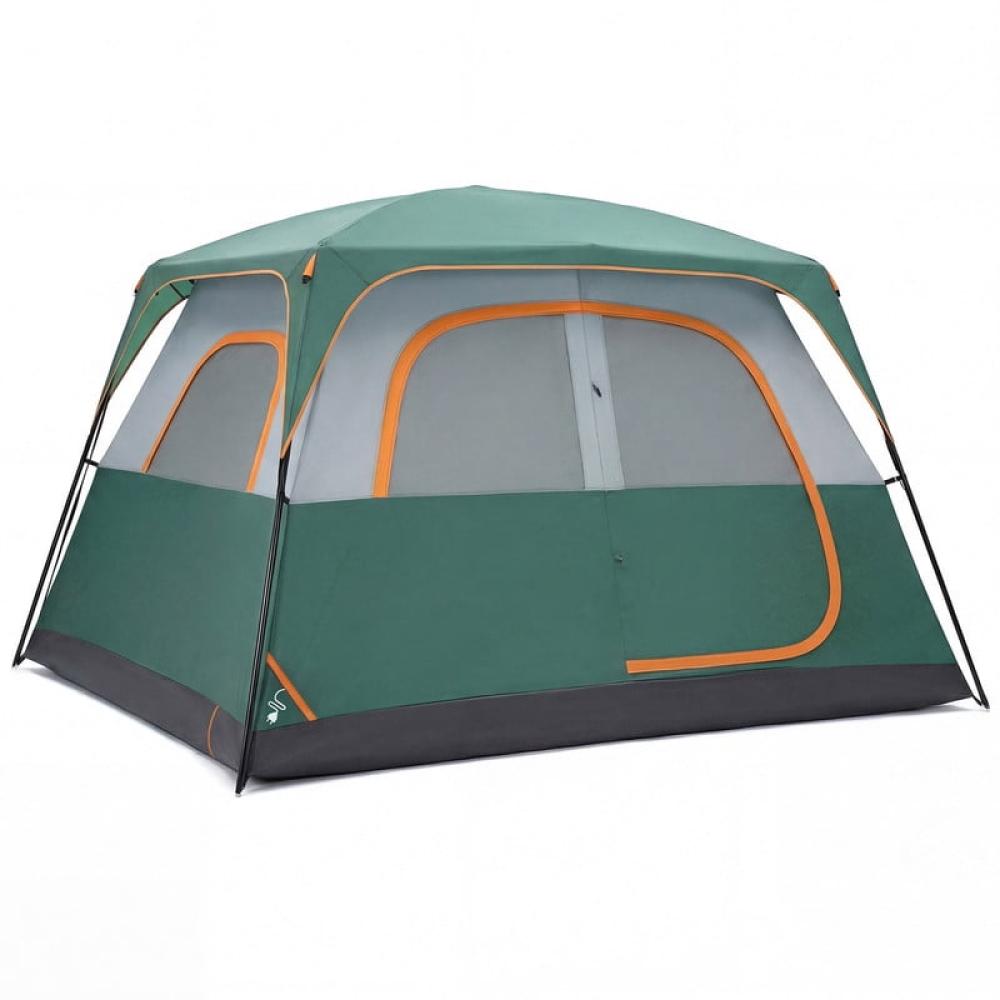 Carpa De Camping Gianna Para 6 Personas Impermeable Verde img #1