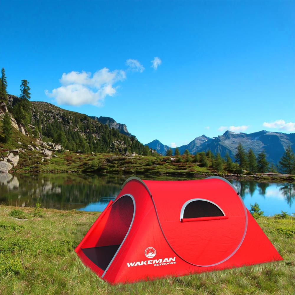 Carpa Camping Wakeman Pop Up Para 2 Personas Con Bolso img #3