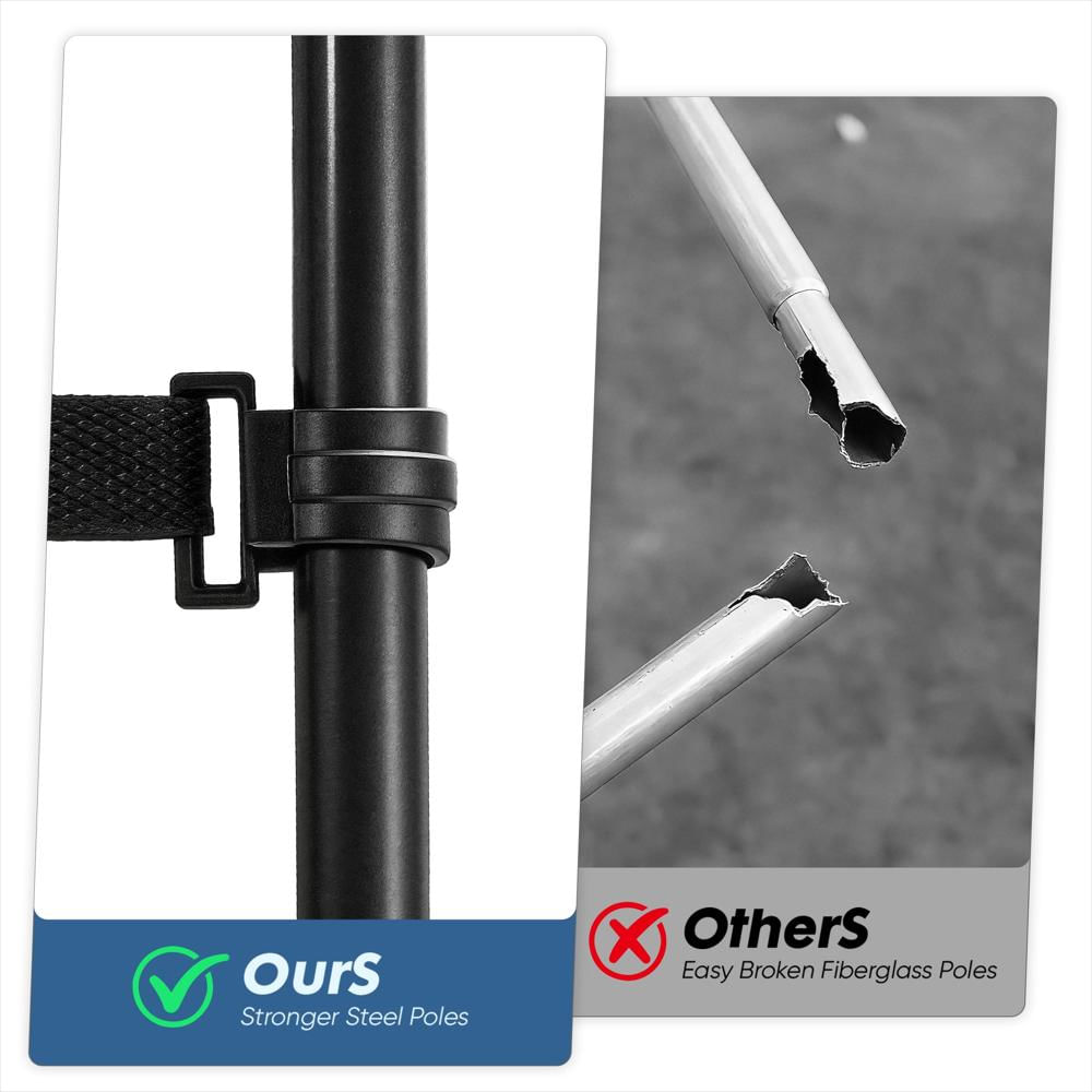 Carpa De Camping Edx Para 6 Personas Impermeable Verde img #5