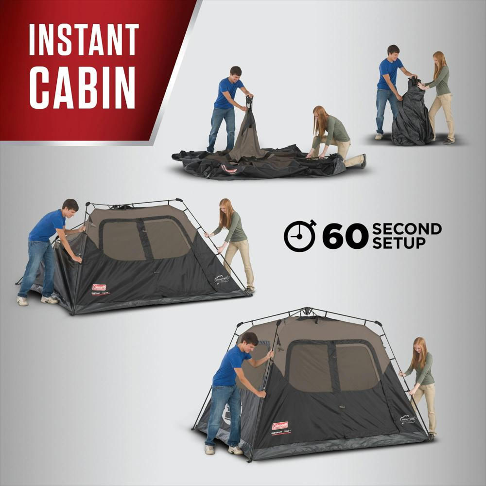 Carpa De Camping Coleman Para 6 Personas De Armado Instantáneo img #4