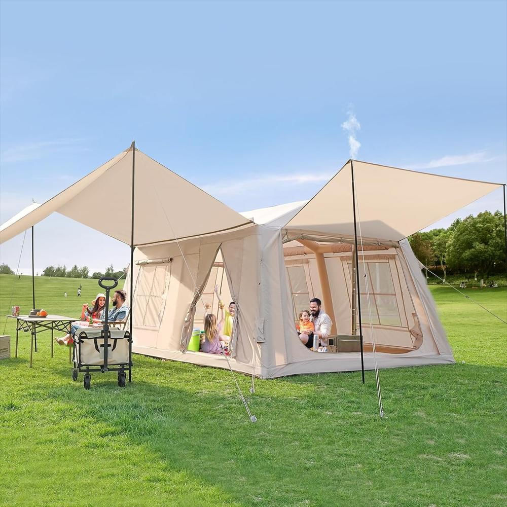 Carpa De Camping Inflable Slsy Para 8 A 10 Personas Con Conector Para img #4