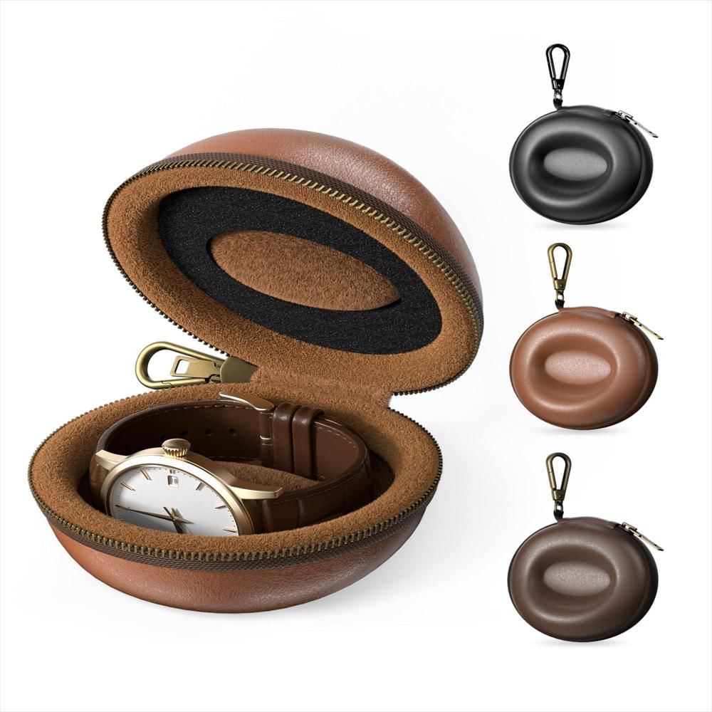 Estuche Procase 1 Reloj Eva Marrón Con Clip Mosquetón img #1