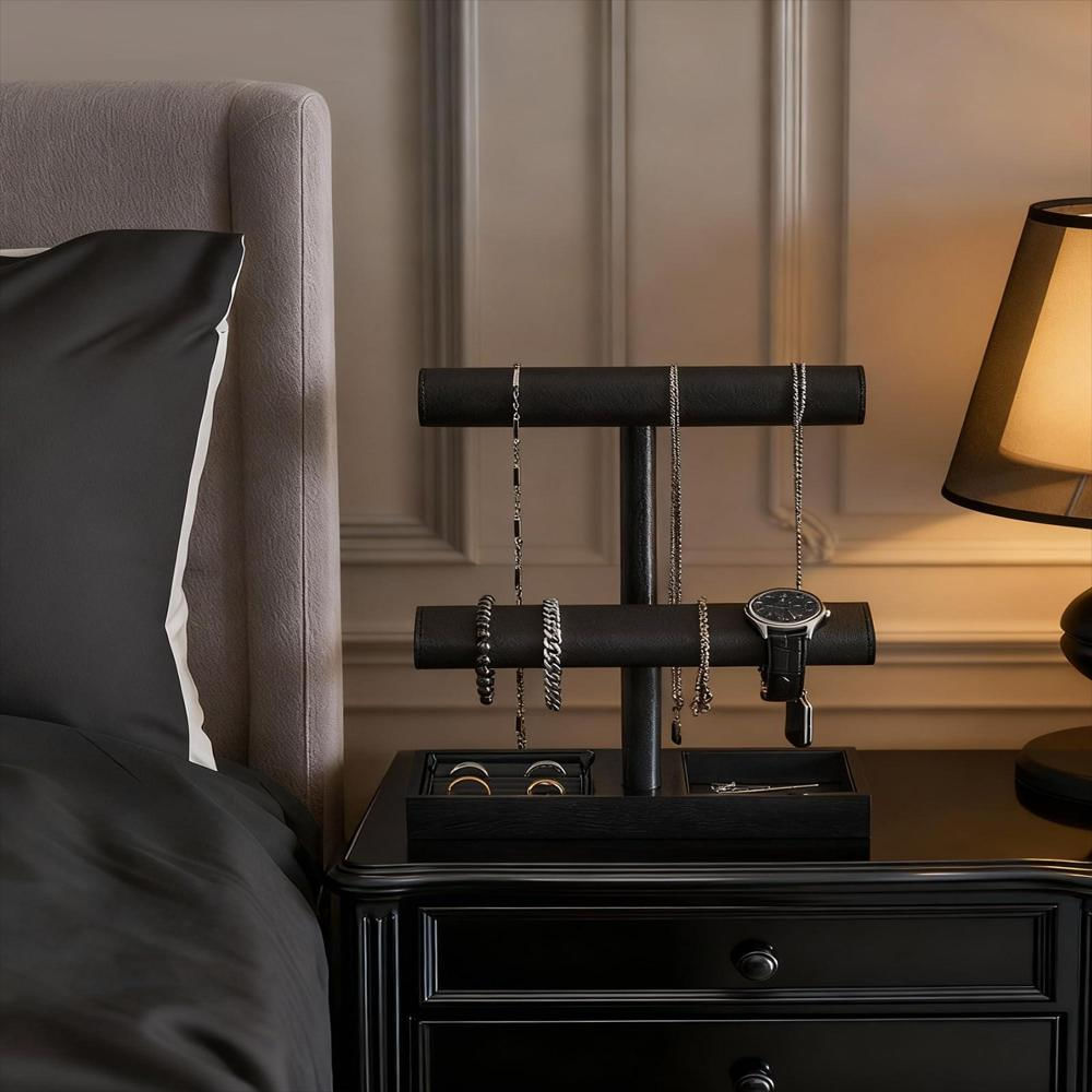 Soporte Organizador Procase De Madera Para Relojes Y Joyas Tipo Árbol img #5