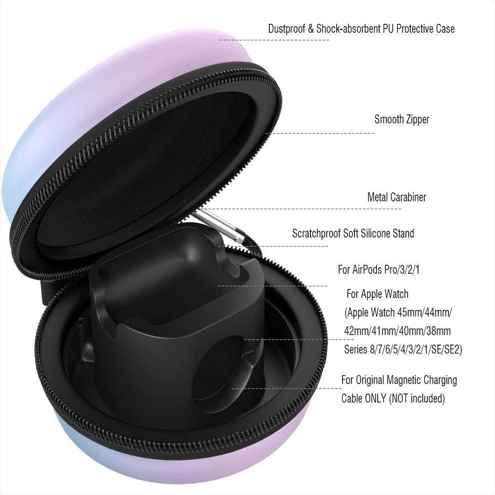 Estuche Organizador Moko Para Apple Watch Y Airpods Portátil img #4