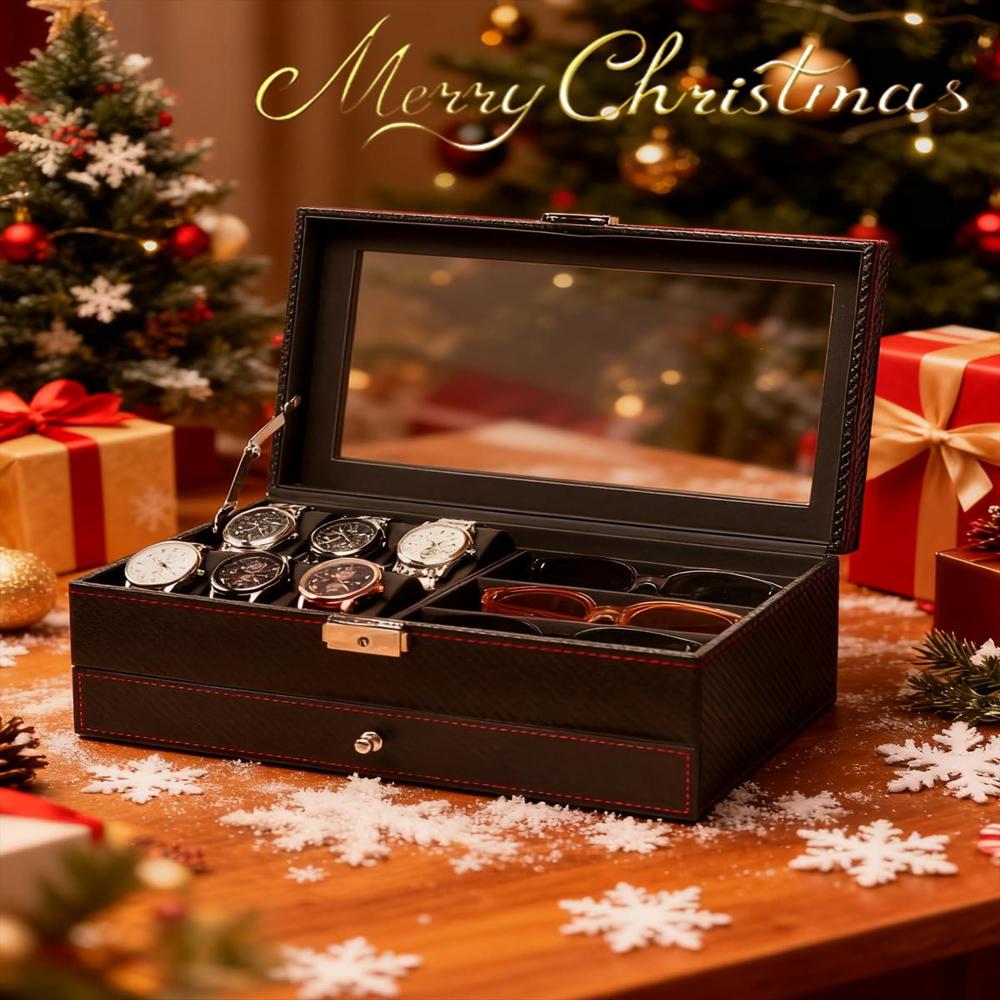 Caja Organizadora Jenseits Para 6 Relojes Y 3 Gafas img #2