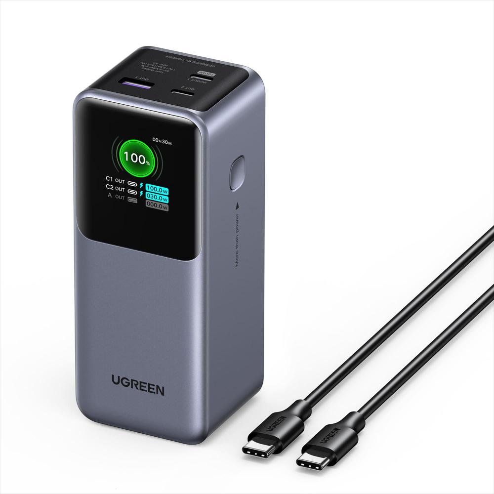 Power Bank Ugreen Nexode 130W 20000Mah Con Pantalla Tft img #2